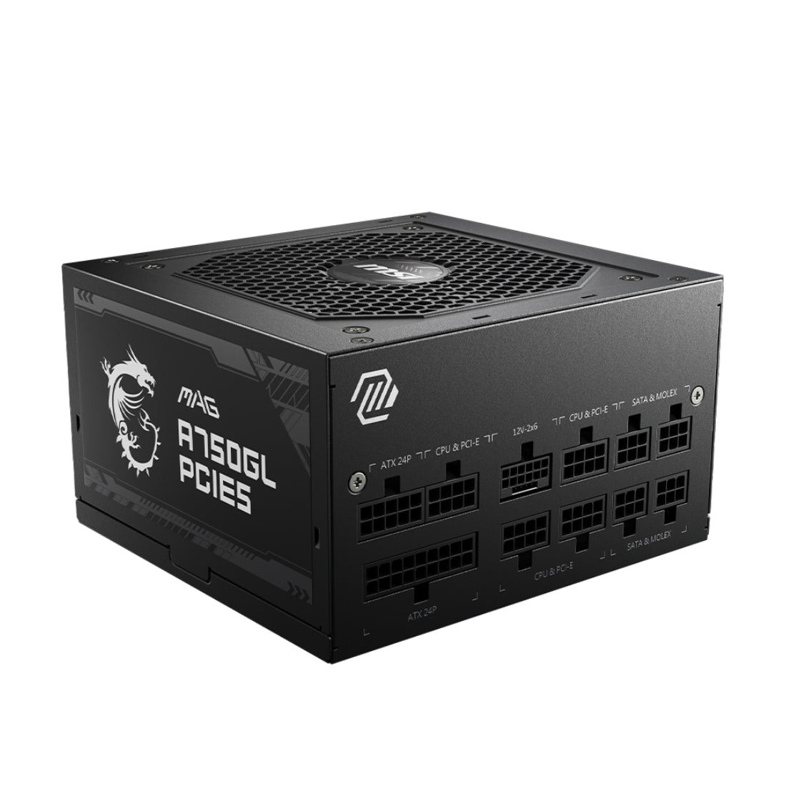 MSI MAG A750GL PCIE5 750W 80Plus Gold ATX Fully Modular Power Supply - Black - مزود طاقة - Store974 Electronics WLL | ستور٩٧٤ للالكترونيات ذ.م.م