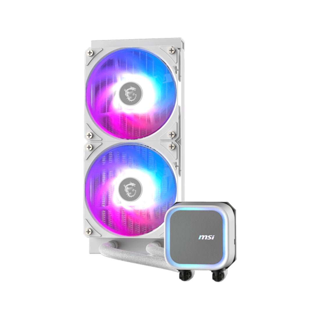 MSI MAG CoreLiquid A13 240mm AIO Liquid Cooler - White - مبرد MSI MAG CoreLiquid A13 240mm AIO Liquid Cooler - White - مبرد