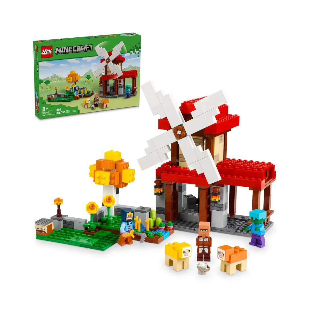 Lego Minecraft The Windmill Farm 21262 - لعبة - Store 974 | ستور ٩٧٤