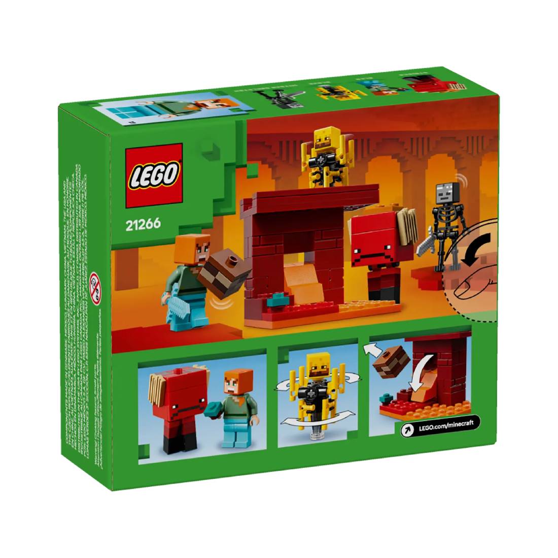 Lego Minecraft The Nether Lava Battle 21266 - لعبة – Store974 ...