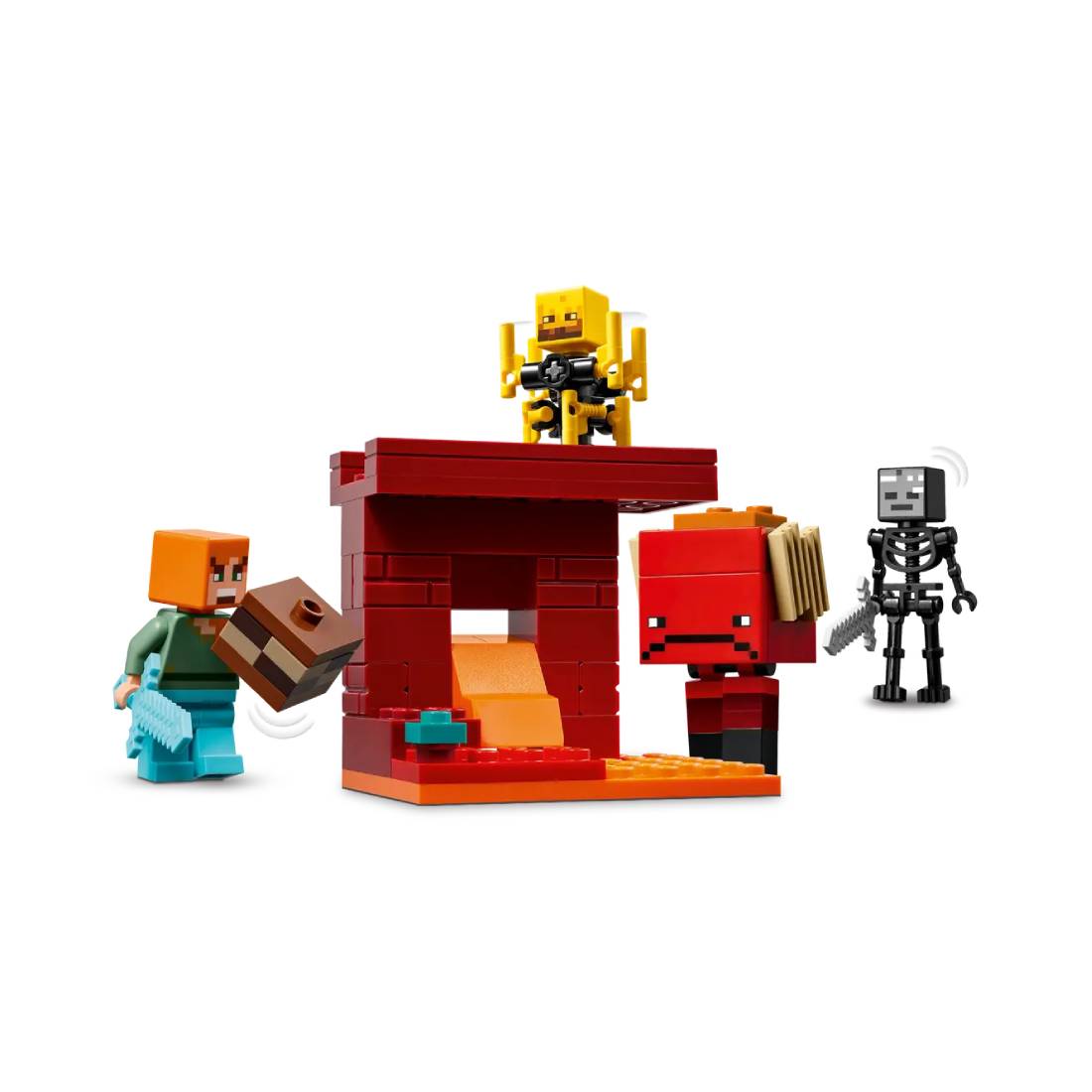 Lego Minecraft The Nether Lava Battle 21266 - لعبة - Store 974 | ستور ٩٧٤