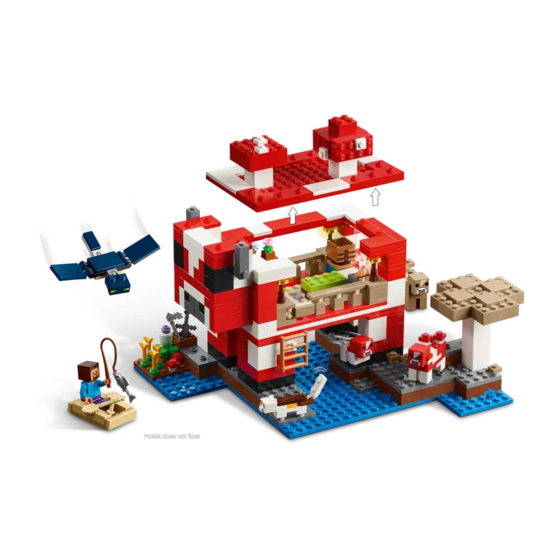 Lego Minecraft The Mooshroom House 21270 - لعبة - Store 974 | ستور ٩٧٤