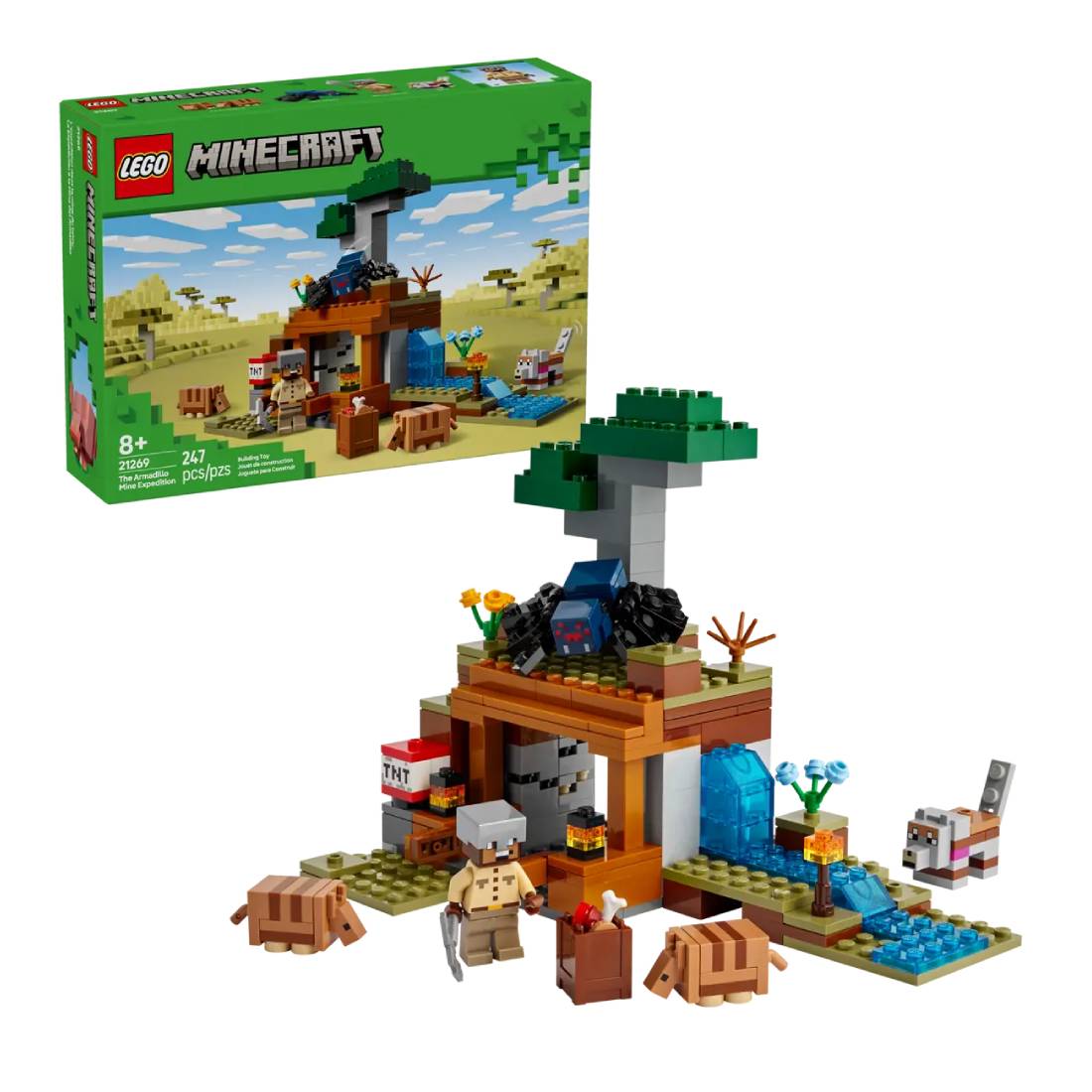 Lego Minecraft The Armadillo Mine Expedition 21269 - لعبة - Store 974 | ستور ٩٧٤