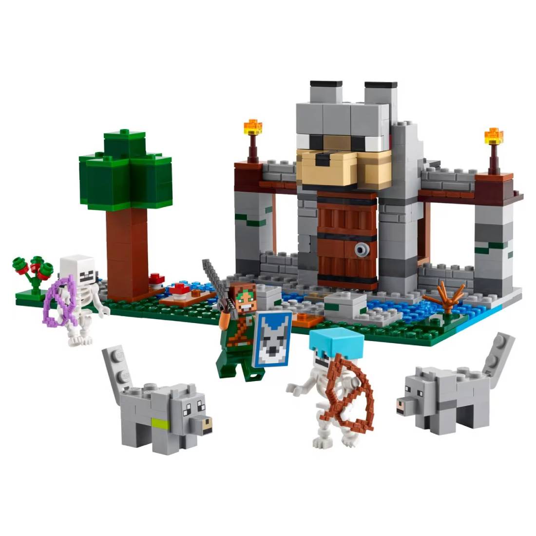 Lego Minecraft The Wolf Stronghold 21261 - لعبة - Store 974 | ستور ٩٧٤
