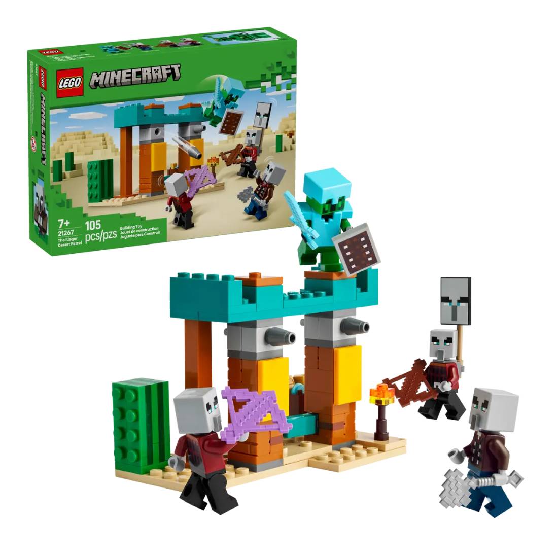 Lego Minecraft The Illager Desert Patrol 21267 - لعبة - Store 974 | ستور ٩٧٤