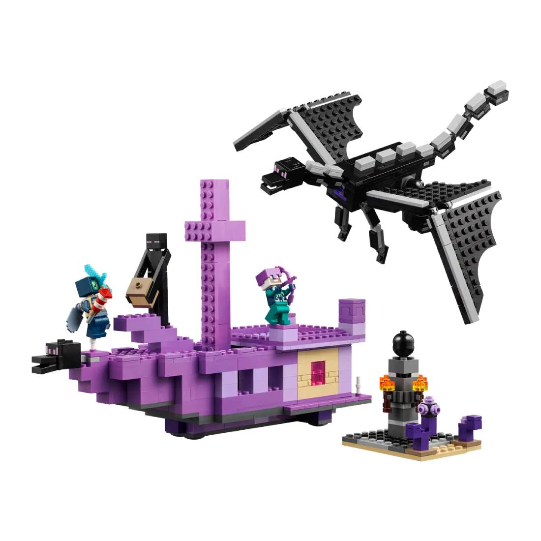 Lego Minecraft The Ender Dragon and End Ship 21264 - لعبة - Store 974 | ستور ٩٧٤