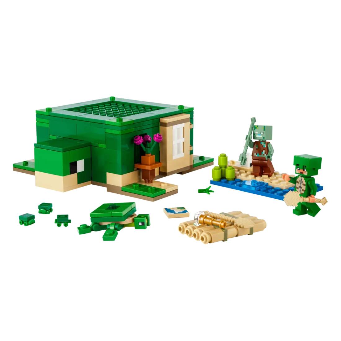 Lego Minecraft The Turtle Beach House 21254 - لعبة - Store 974 | ستور ٩٧٤