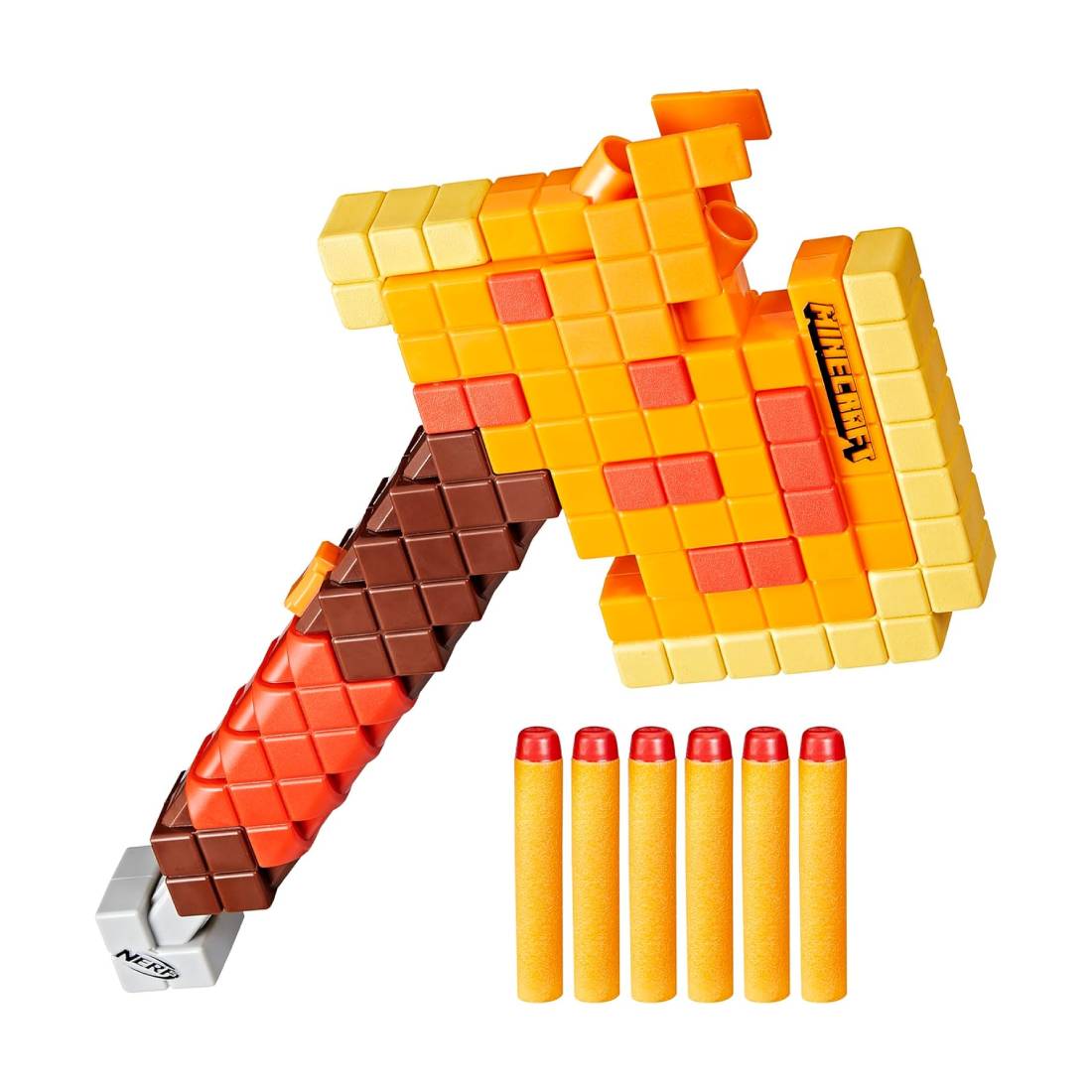 Minecraft Nerf Firebrand Dart Blasting Axe - ألعاب Minecraft Nerf Firebrand Dart Blasting Axe - ألعاب