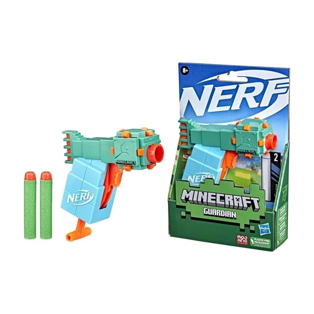 Minecraft Nerf Microshots Guardian Mini Blaster - ألعاب - Store 974 | ستور ٩٧٤
