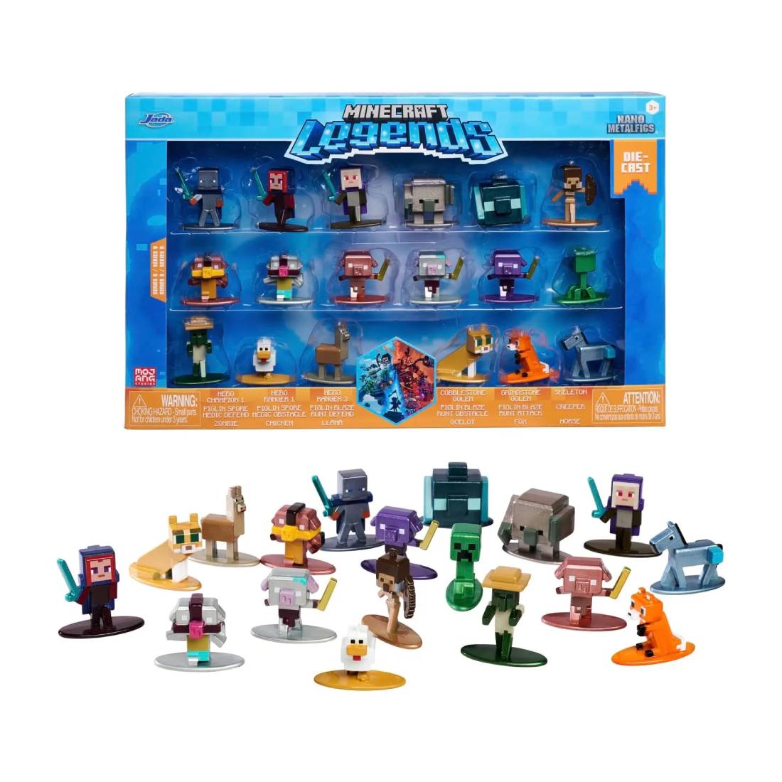 Minecraft Legends Multi Pack Nano Series 9 Figures - ألعاب - Store 974 | ستور ٩٧٤