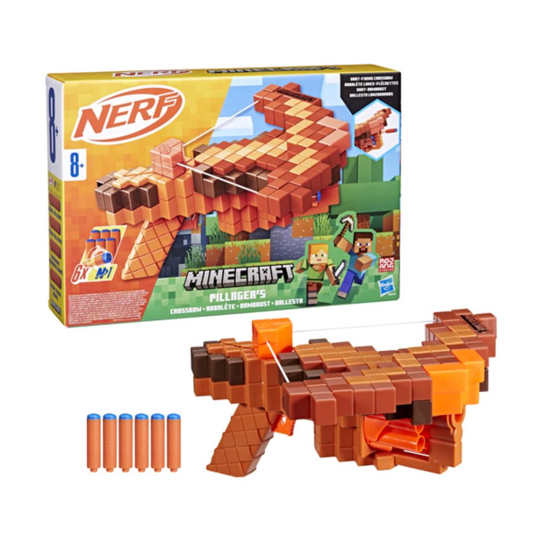 Minecraft Nerf Pillagers Crossbow - ألعاب Minecraft Nerf Pillagers Crossbow - ألعاب