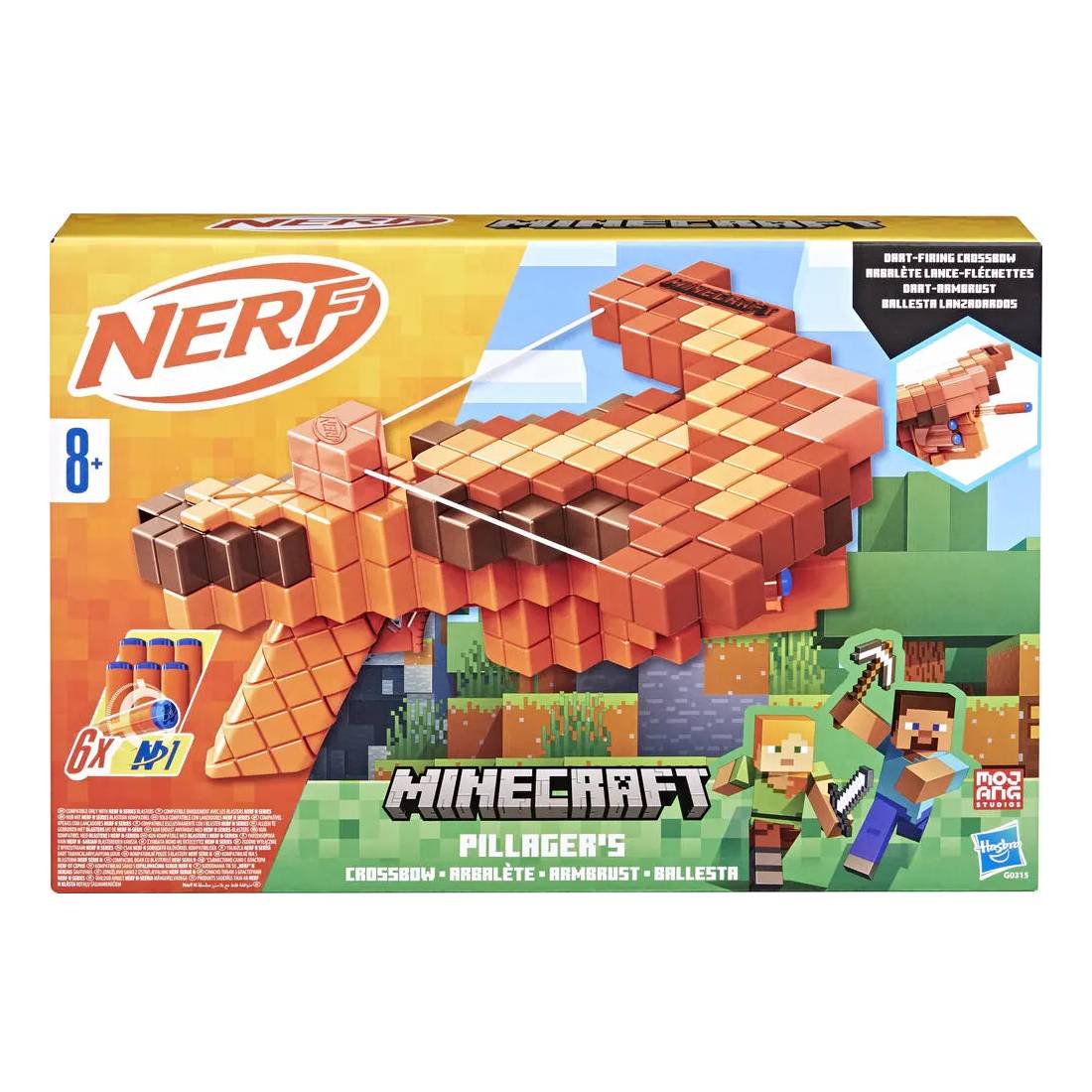 Minecraft Nerf Pillagers Crossbow - ألعاب Minecraft Nerf Pillagers Crossbow - ألعاب