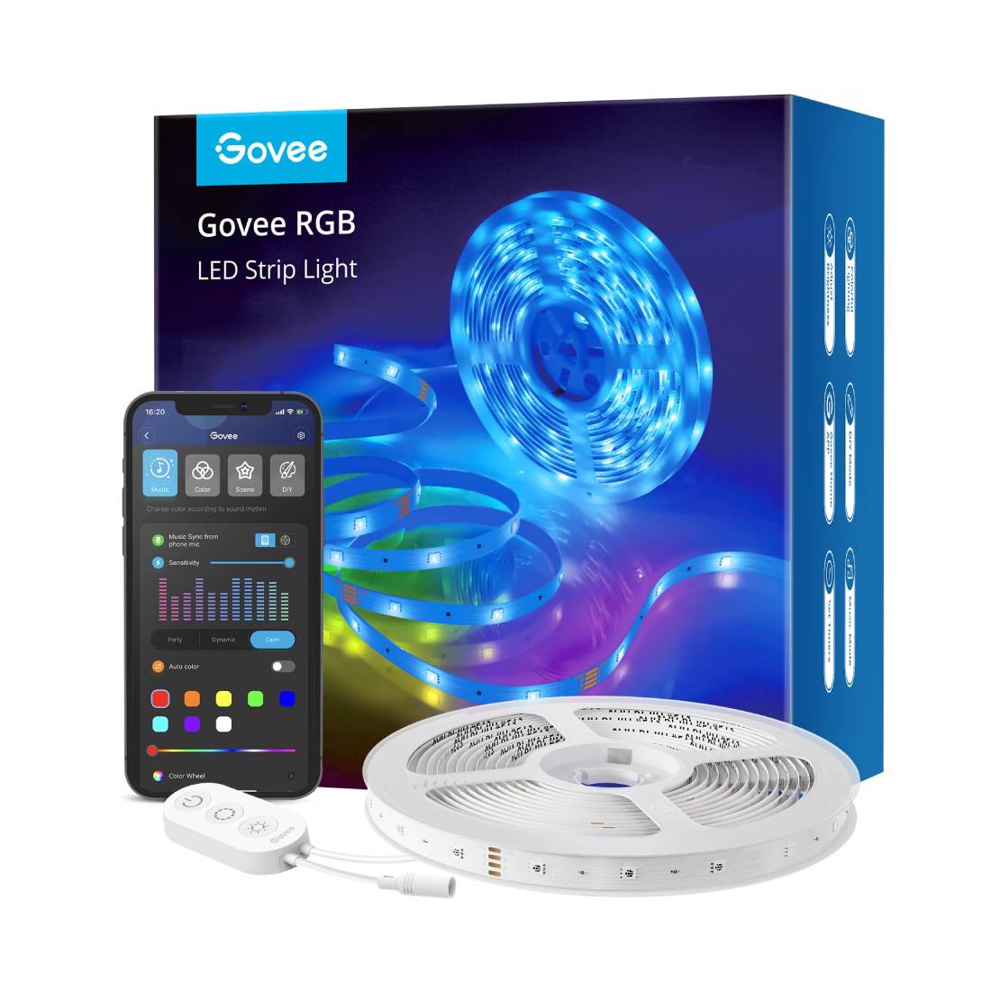 Govee RGB LED Strip Lights - 5M  - إضاءة - Store 974 | ستور ٩٧٤