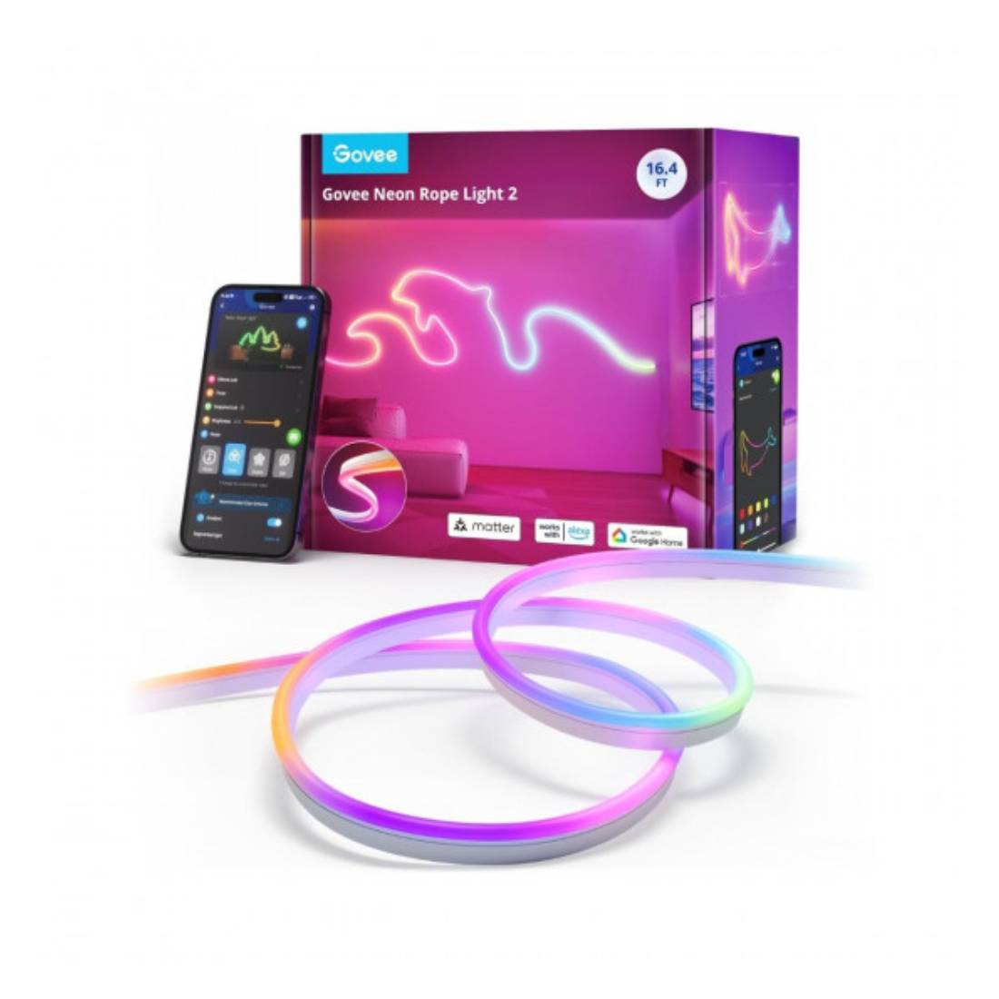 Govee Neon Rope Lights 2 |5m  - إضاءة - Store 974 | ستور ٩٧٤