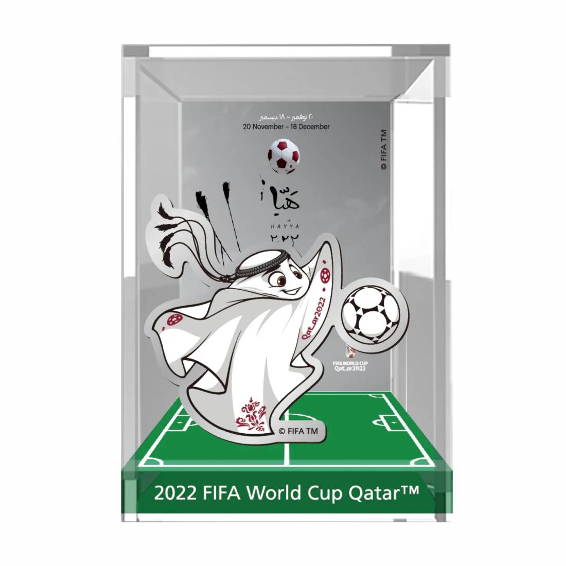 FIFA Classic Mascot Pin in Display Box - 2022 - مغناطيس