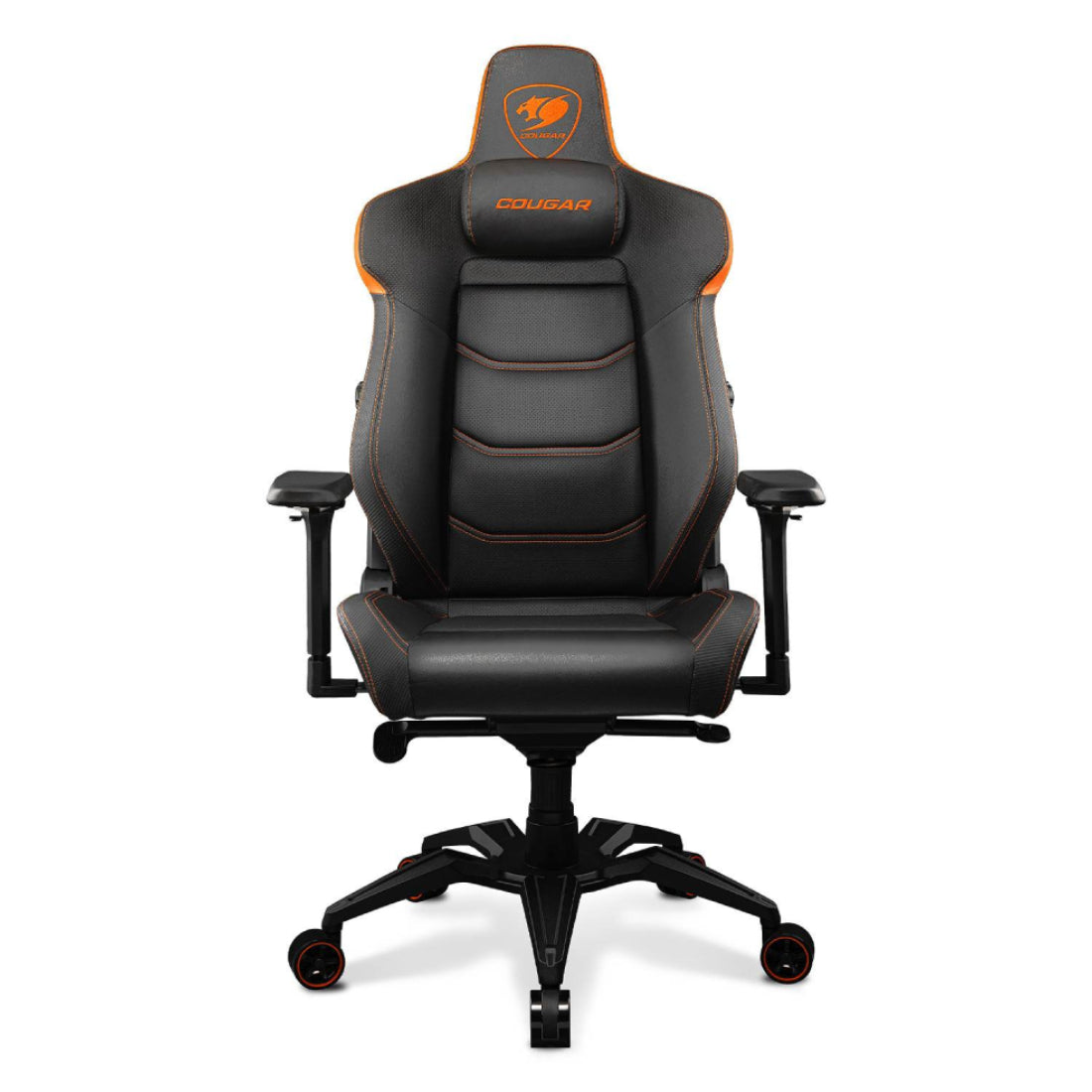 Cougar Armor Evo Gaming Chair - Black/Orange - كرسي - Store 974 Electronics WLL  | ستور٩٧٤ للالكترونيات ذ.م.م