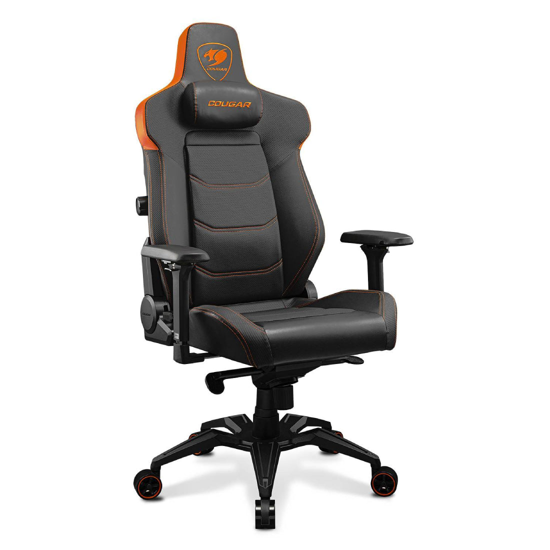 Cougar Armor Evo Gaming Chair - Black/Orange - كرسي - Store 974 Electronics WLL  | ستور٩٧٤ للالكترونيات ذ.م.م