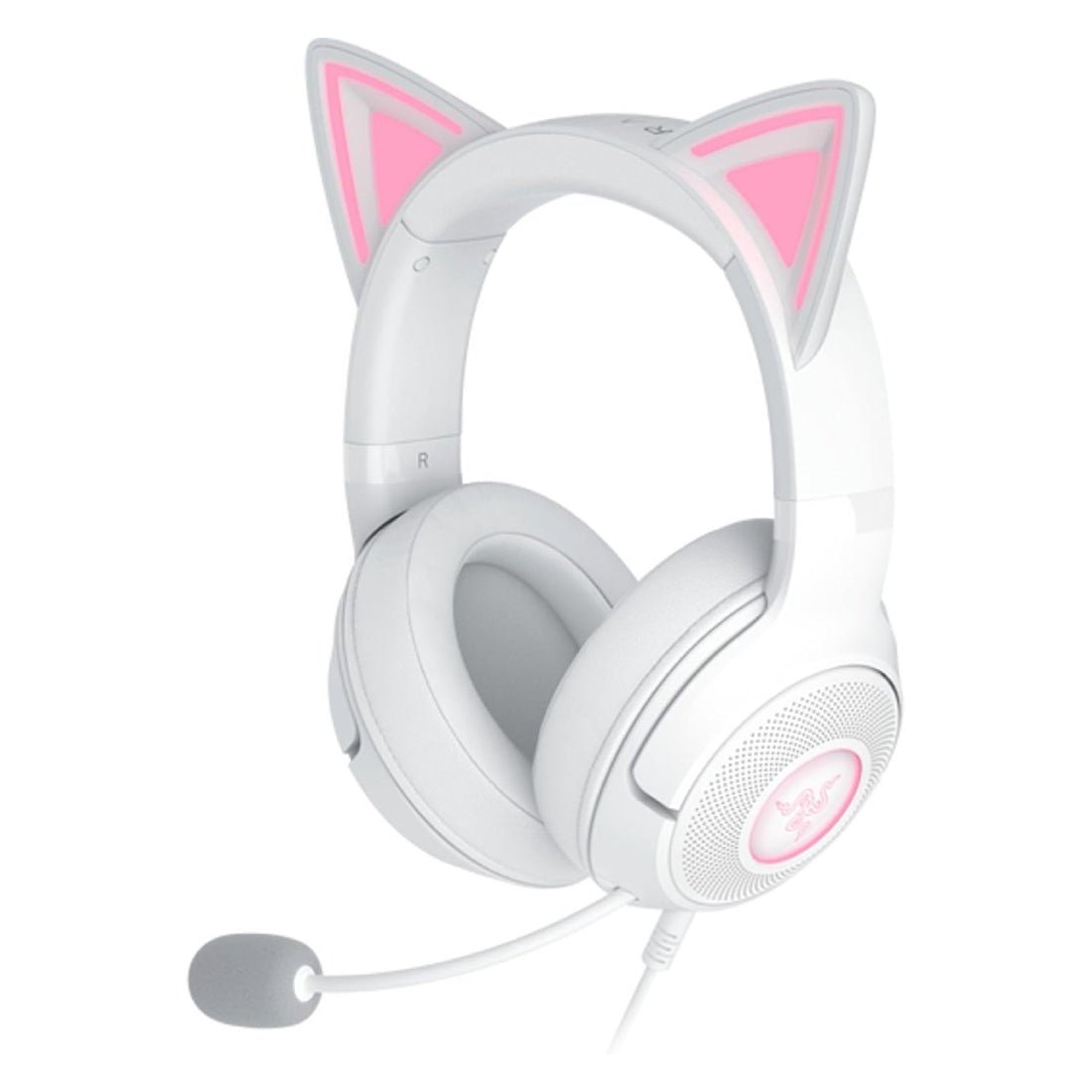 Razer Kraken Kitty V2 RGB Wired Gaming Headset - White - سماعة