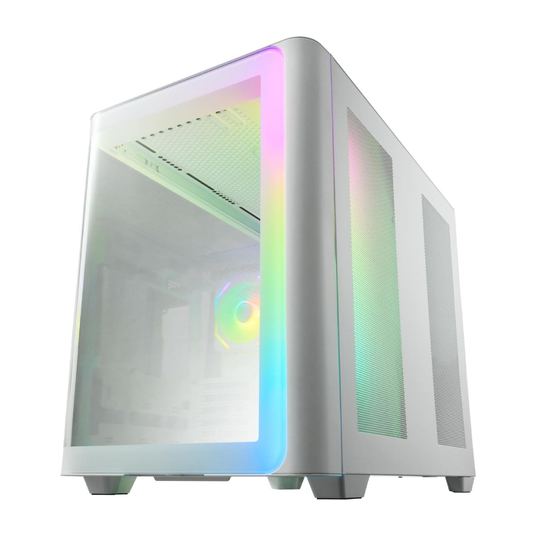 FSP M580 ATX Mid Tower Case - White - صندوق FSP M580 ATX Mid Tower Case - White - صندوق