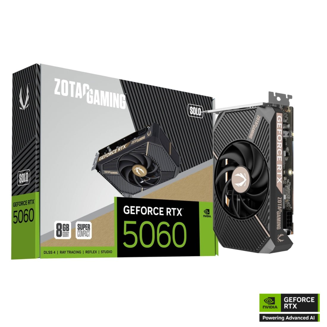 Zotac Gaming Geforce RTX ™ 5060 SOLO 8GB GDDR7 CARD Zotac Gaming Geforce RTX ™ 5060 SOLO 8GB GDDR7 CARD