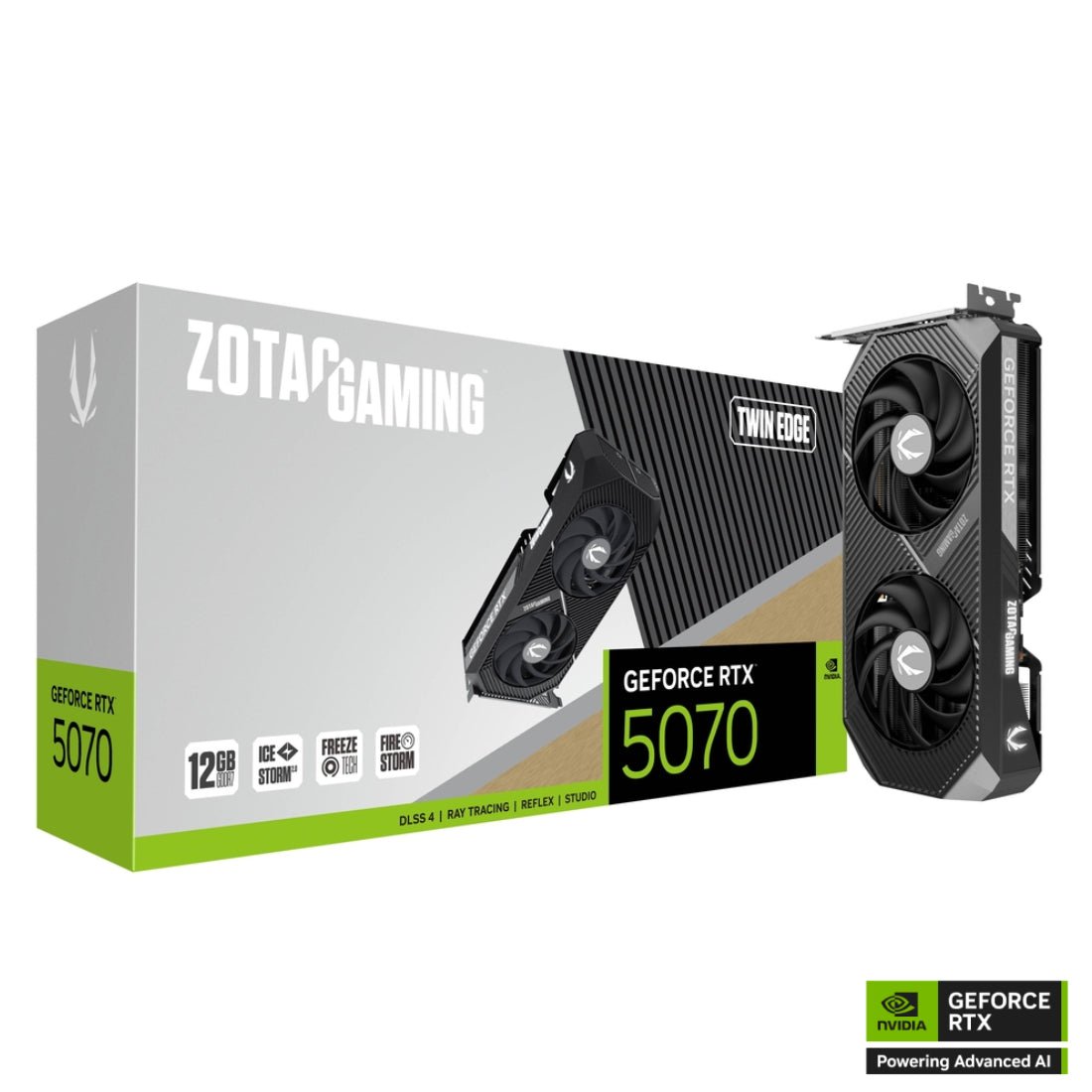 Zotac Gaming Geforce RTX ™ 5070 TWIN EDGE 12GB GDDR7 CARD Zotac Gaming Geforce RTX ™ 5070 TWIN EDGE 12GB GDDR7 CARD