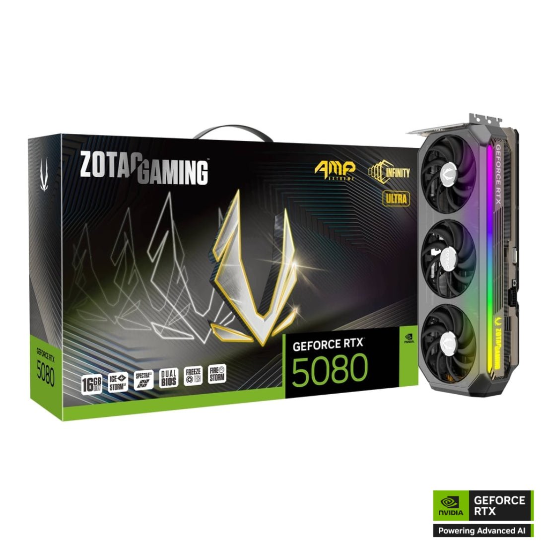 Zotac Gaming Geforce RTX 5080 AMP Extreme Infinity Ultra 16GB GDDR7 CARD Zotac Gaming Geforce RTX 5080 AMP Extreme Infinity Ultra 16GB GDDR7 CARD