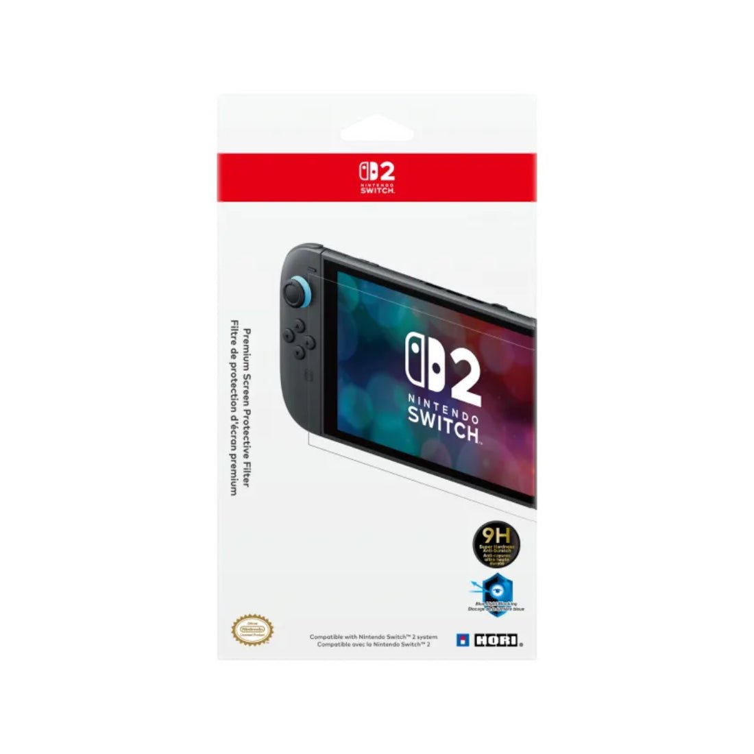 Hori Nintendo Switch 2 Premium Screen Protective Filter - اكسسوارات - Store 974 Electronics WLL | ستور٩٧٤ للالكترونيات ذ.م.م