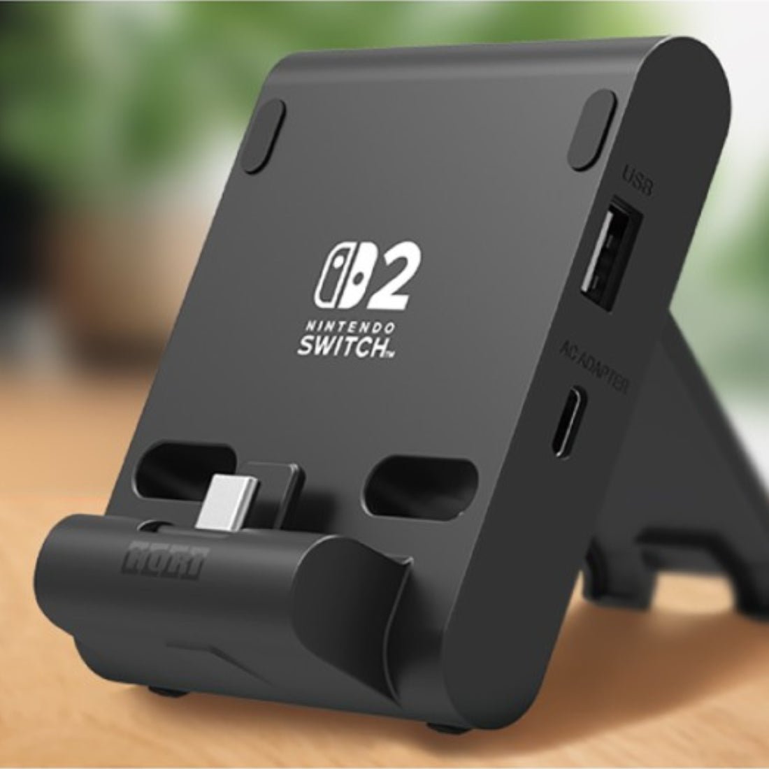 Hori Nintendo Switch 2 Dual USB Playstand - Black - اكسسوارات Hori Nintendo Switch 2 Dual USB Playstand - Black - اكسسوارات
