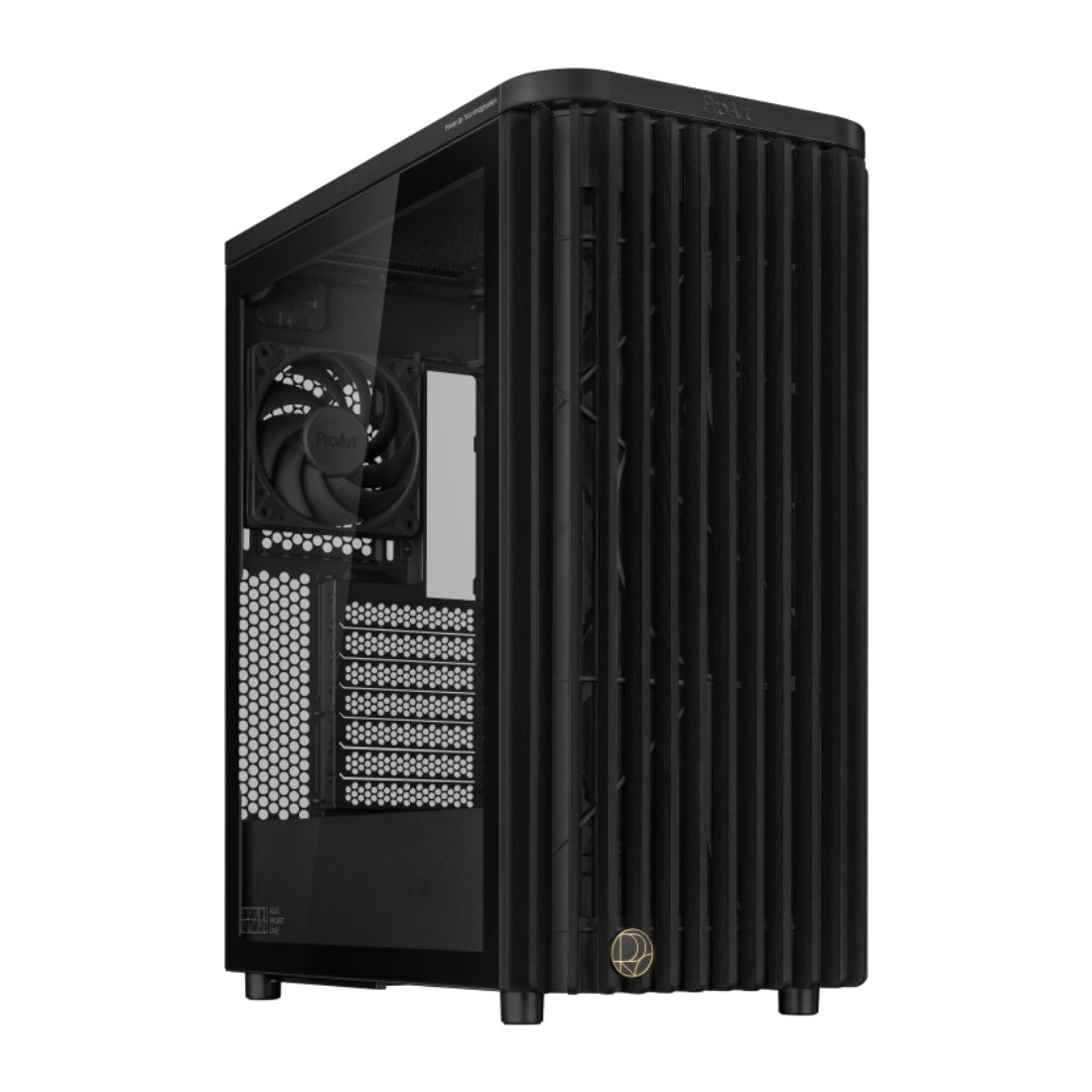 Asus ProArt PA401 Tempered Glass Panel ATX Mid Tower Case - Wood Edition - صندوق Asus ProArt PA401 Tempered Glass Panel ATX Mid Tower Case - Wood Edition - صندوق