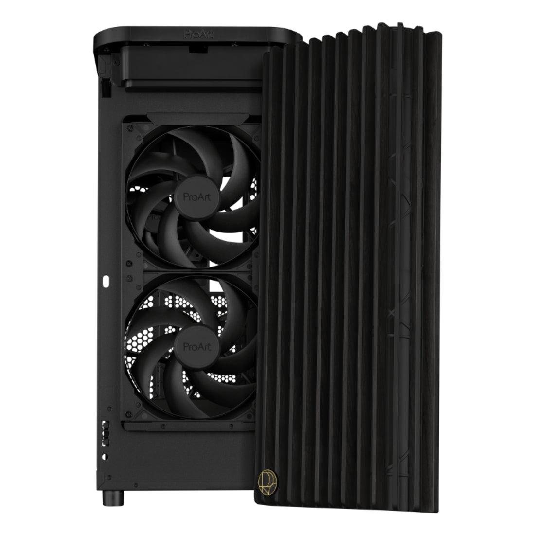 Asus ProArt PA401 Tempered Glass Panel ATX Mid Tower Case - Wood Edition - صندوق Asus ProArt PA401 Tempered Glass Panel ATX Mid Tower Case - Wood Edition - صندوق