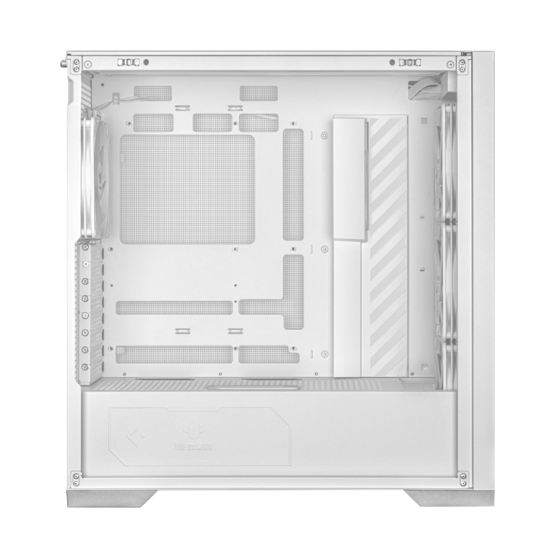 Asus TUF Gaming GT302 Mid Tower Case - White - صندوق - Store 974 Electronics WLL | ستور٩٧٤ للالكترونيات ذ.م.م