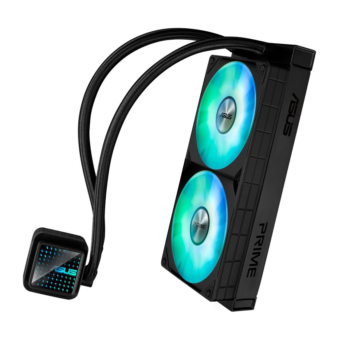 Asus Prime LC 240 ARGB AIO Liquid CPU Cooler - Black - مبرد Asus Prime LC 240 ARGB AIO Liquid CPU Cooler - Black - مبرد
