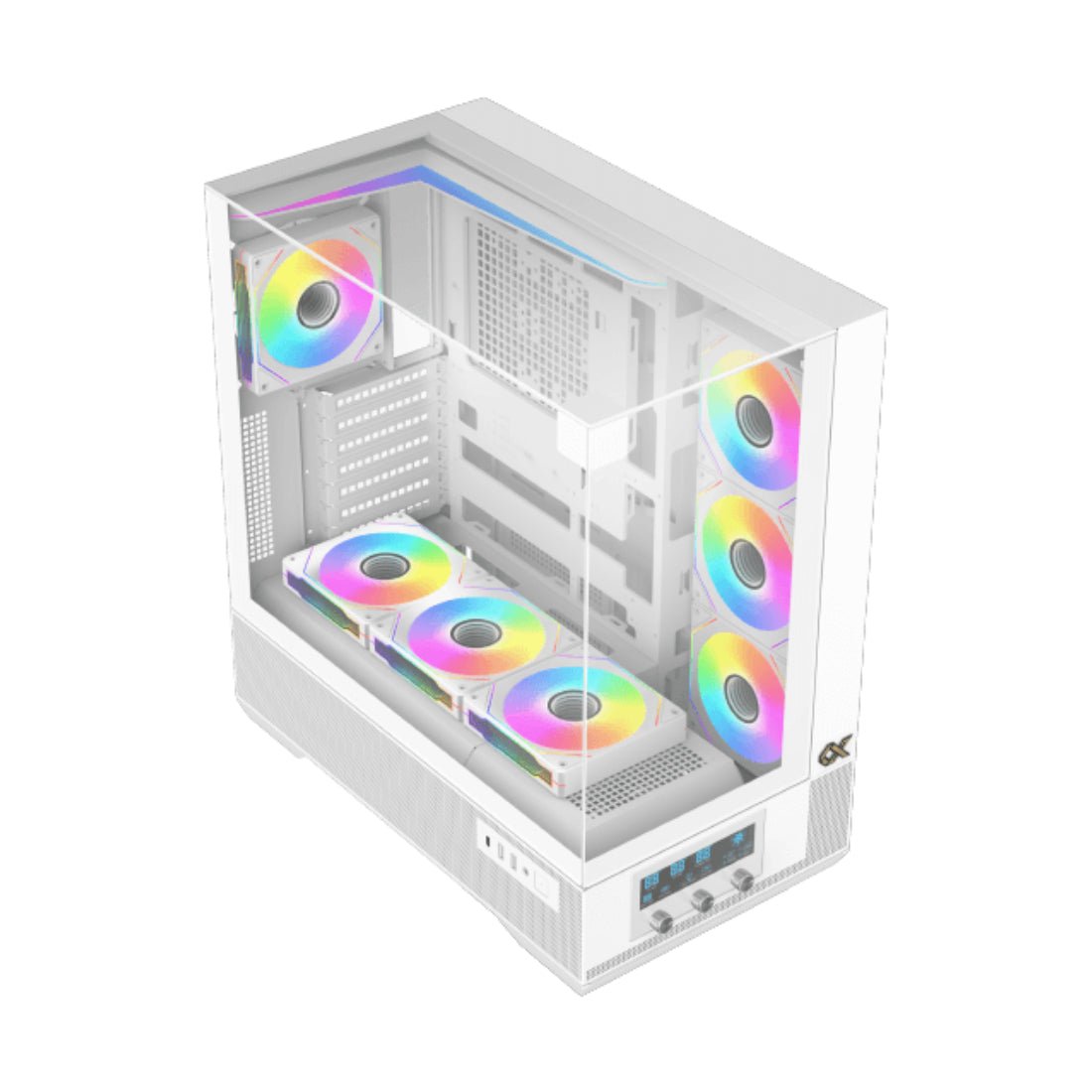 Xigmatek Vision Arctic ARGB Mid Tower Case - White - صندوق Xigmatek Vision Arctic ARGB Mid Tower Case - White - صندوق