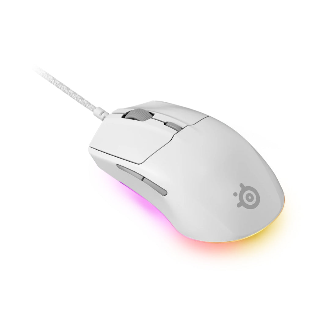 Steelseries Rival 3 Gen 2 Wired Gaming Mouse - White - فأرة