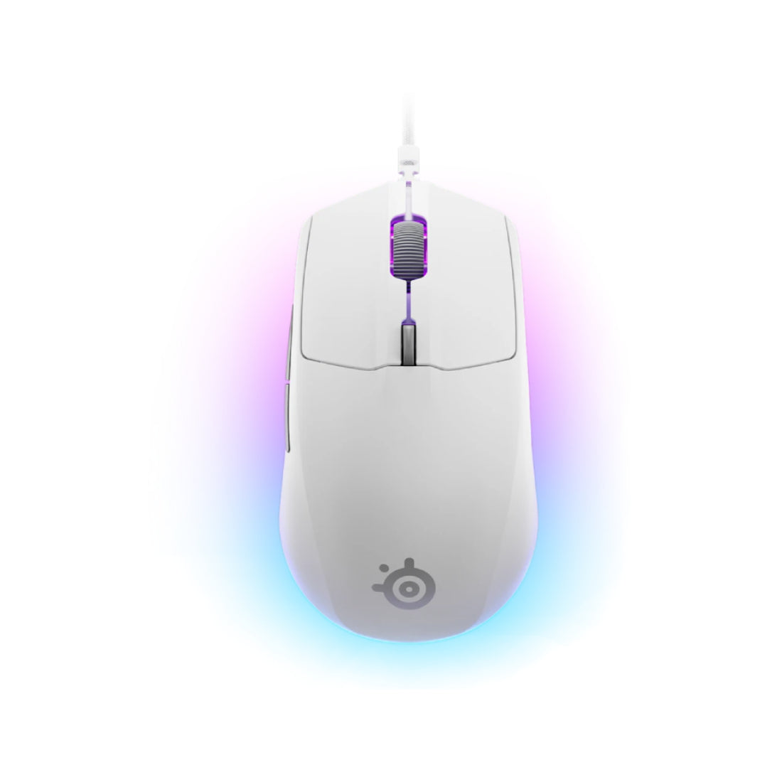 منافس الفولاذ 3 Gen 2 Mouse Gaming Mouse - White - فأrة منافس الفولاذ 3 Gen 2 Mouse Gaming Mouse - White - فأrة