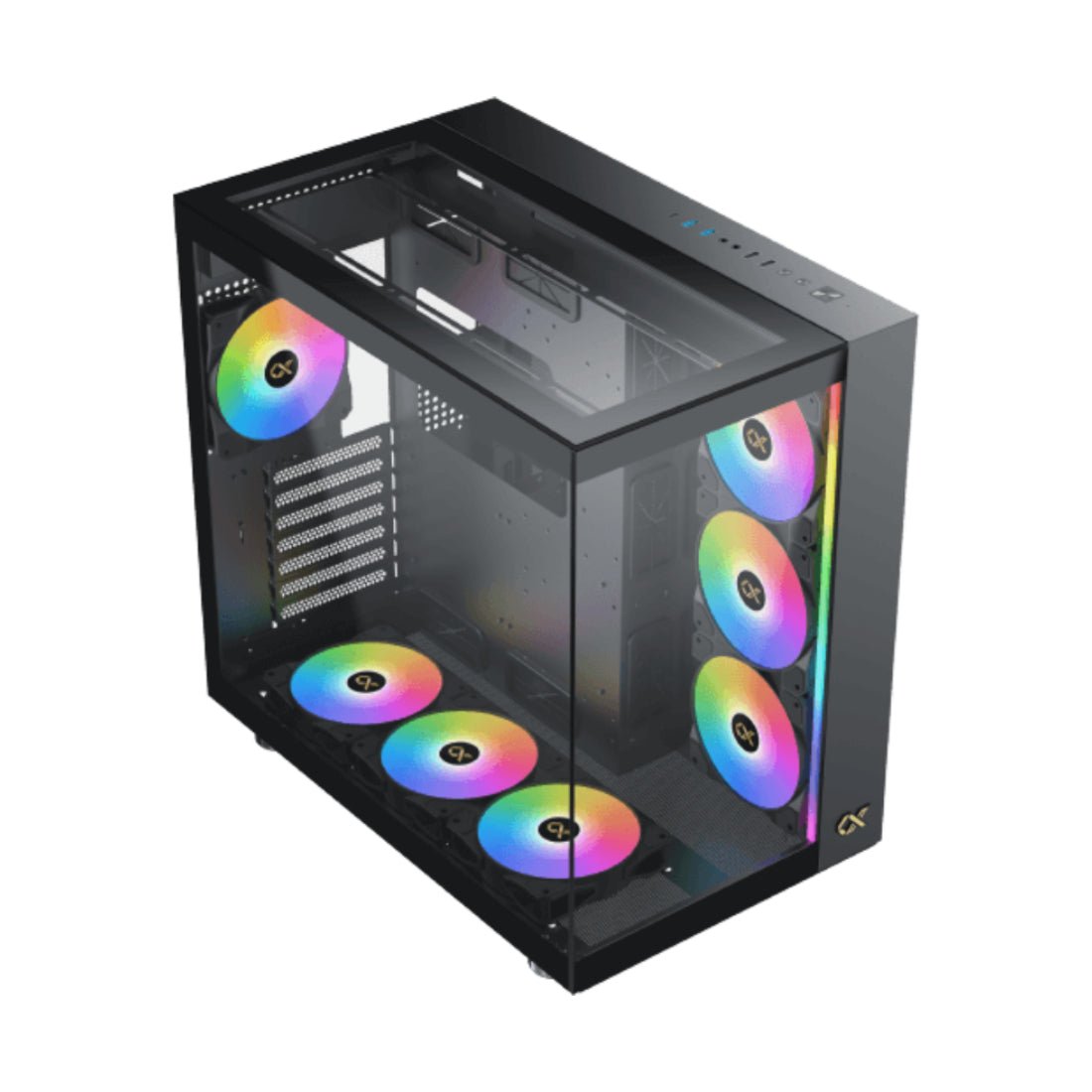 Xigmatek Aqua Ultra Glass E -ATX Mid Tower Case - Black - صnadoق Xigmatek Aqua Ultra Glass E -ATX Mid Tower Case - Black - صnadoق