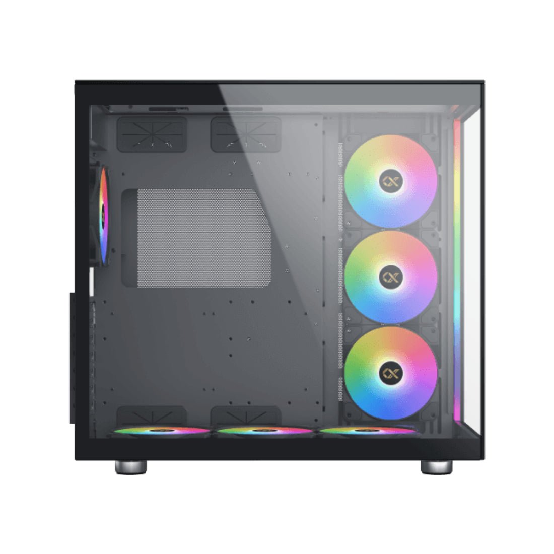 Xigmatek Aqua Ultra Glass E -ATX Mid Tower Case - Black - صnadoق Xigmatek Aqua Ultra Glass E -ATX Mid Tower Case - Black - صnadoق