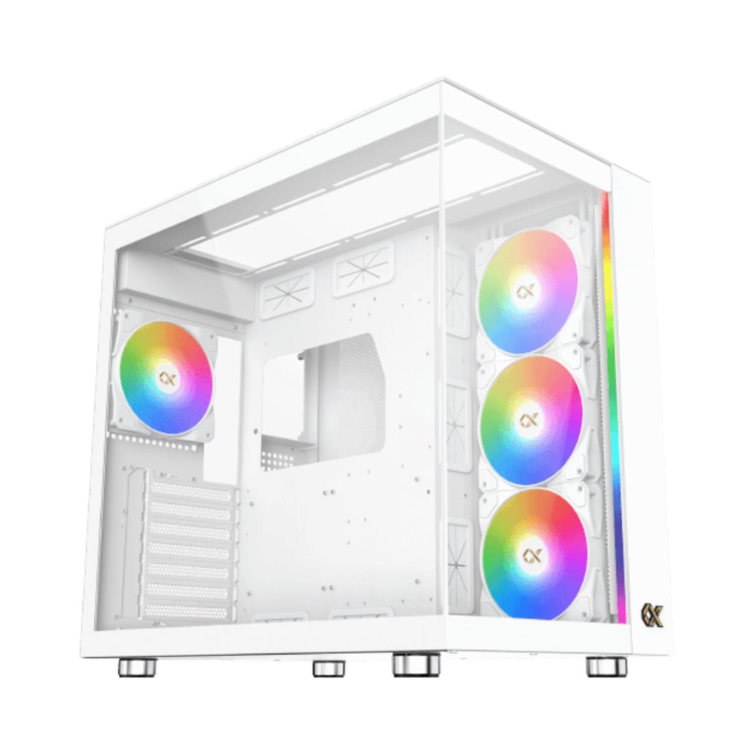 Xigmatek Aqua Ultra Tempered Glass E - ATX Mid Tower Case - Arctic - صندوق - Store974 Electronics WLL | ستور٩٧٤ للالكترونيات ذ.م.م