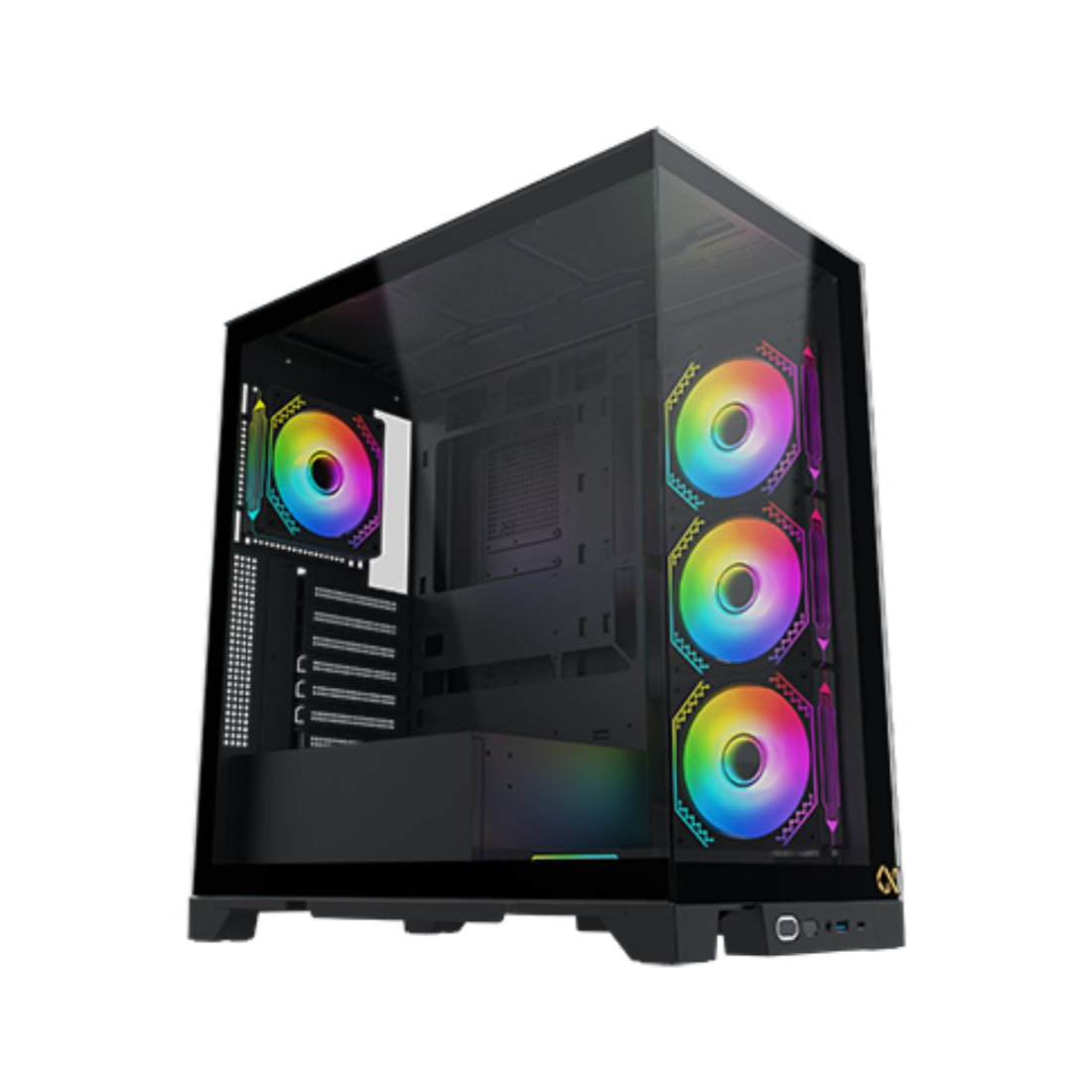 Xigmatek Endorphin Ultra Tempered Glass E - ATX Mid Tower Case - Black - صندوق - Store974 Electronics WLL | ستور٩٧٤ للالكترونيات ذ.م.م