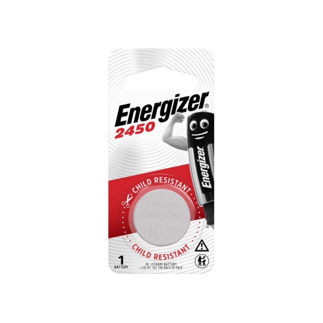 Energizer 2450 3V Lithium Coin Battery - Pack of 1 - بطارية Energizer 2450 3V Lithium Coin Battery - Pack of 1 - بطارية