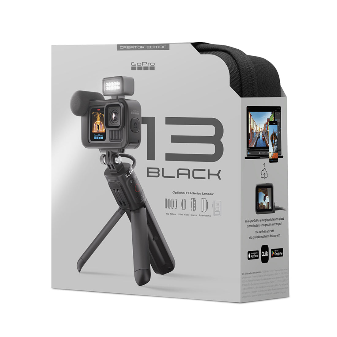 GoPro Hero 13 Camera Creator Edition - Black - كاميرا GoPro Hero 13 Camera Creator Edition - Black - كاميرا