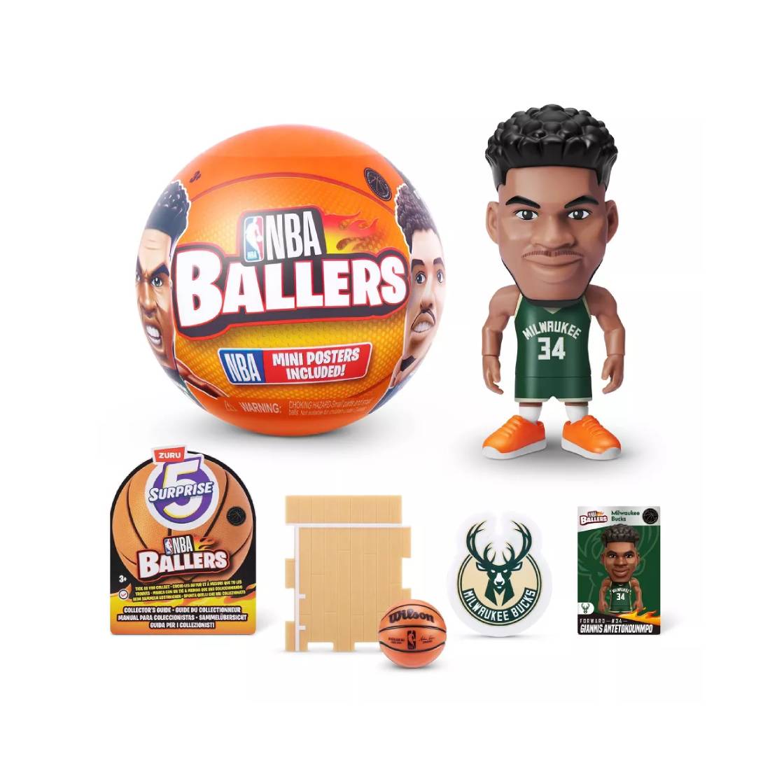 Zuru '5 Surprise' Mini Brands NBA Mystery Capsule Mini Figures- Series 1 - لعبة - Store 974 Electronics WLL  | ستور٩٧٤ للالكترونيات ذ.م.م