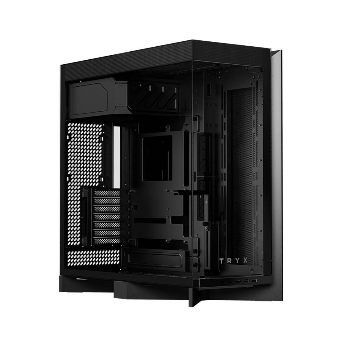 TryX Luca L70 Mid-tower E-ATX PC Case - Black - صندوق - Store 974 Electronics WLL  | ستور٩٧٤ للالكترونيات ذ.م.م