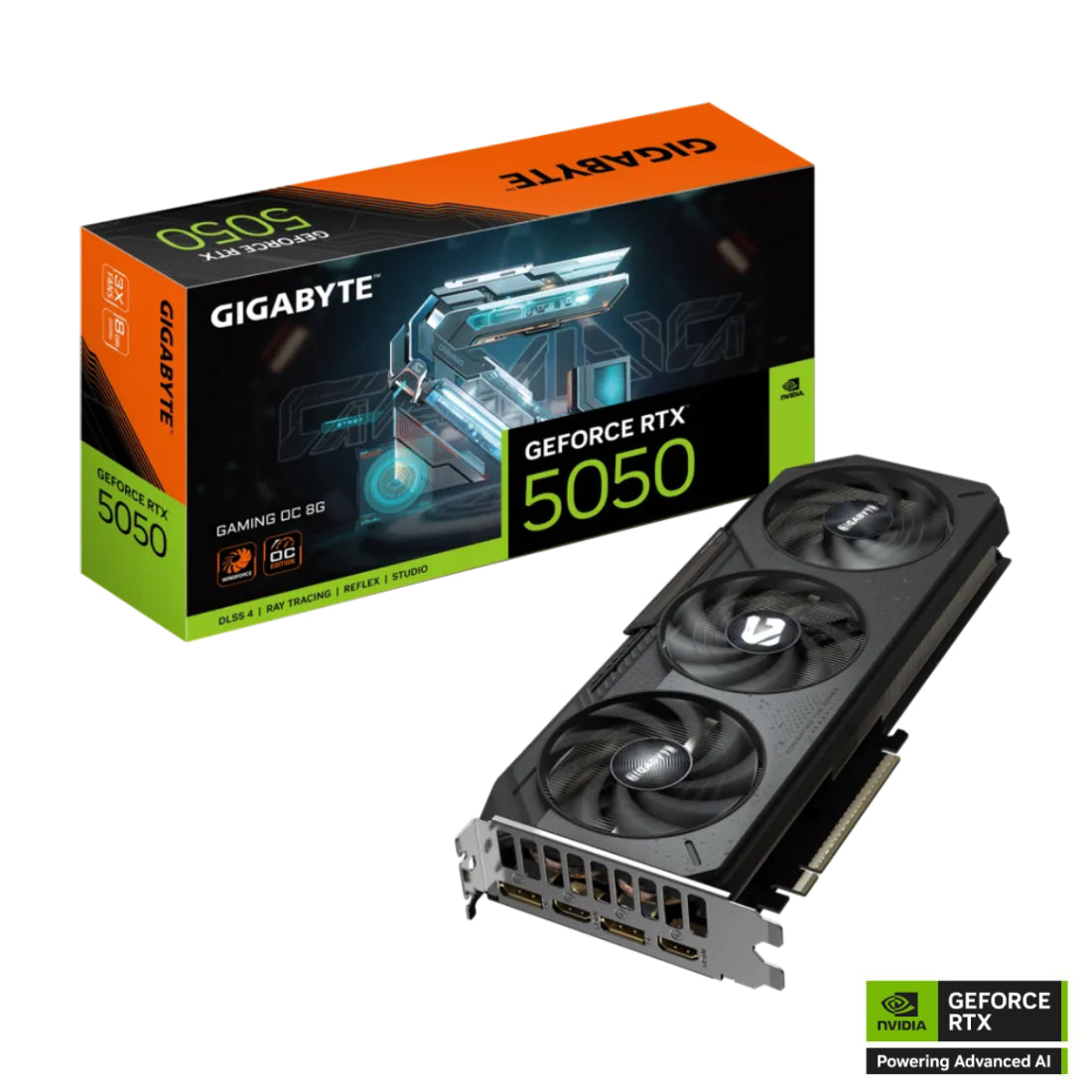 Gigabyte GeForce RTX 5050 Gaming OC 8GB GDDR6 Graphics Card - كرت الشاشة Gigabyte GeForce RTX 5050 Gaming OC 8GB GDDR6 Graphics Card - كرت الشاشة