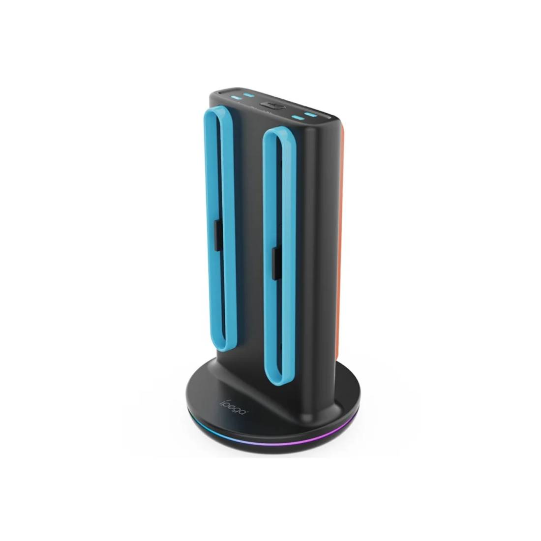 Nintendo Switch 2 Joy - Cons Vertical Quad Charger with RGB light on the base - أكسسوارات - Store974 Electronics WLL | ستور٩٧٤ للالكترونيات ذ.م.م