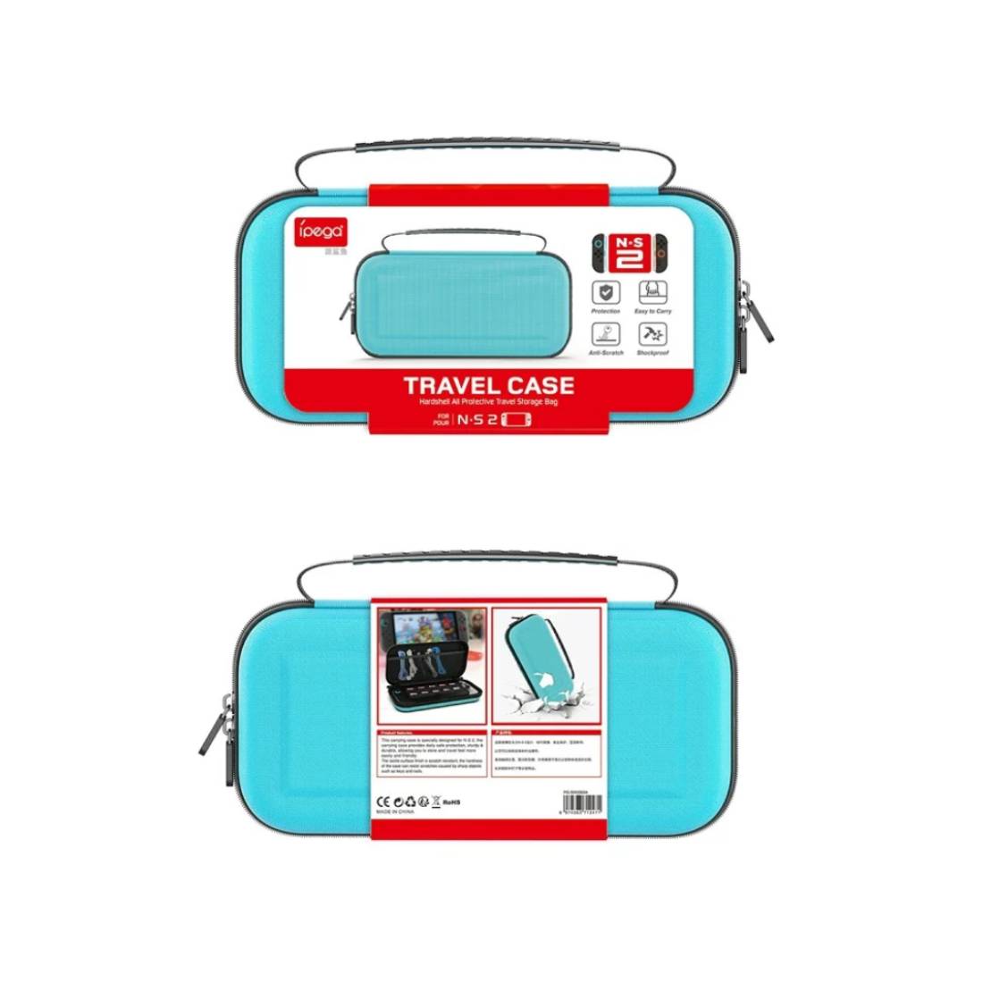 Nintendo Switch 2 EVA Travel Case - Blue - اكسسوارات - Store974 Electronics WLL | ستور٩٧٤ للالكترونيات ذ.م.م