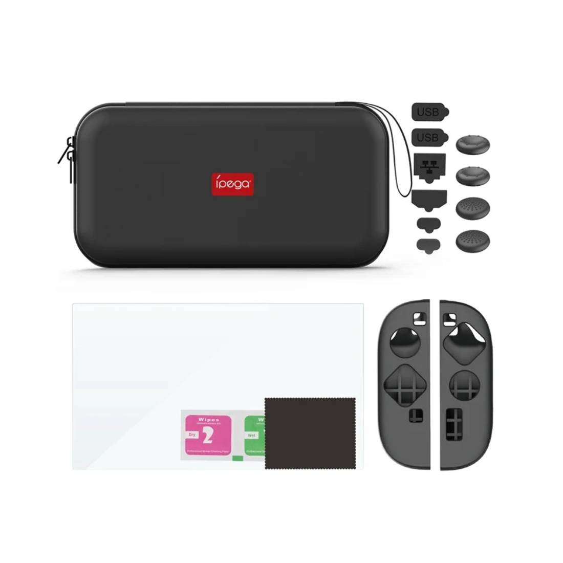 Nintendo Switch 2 9 in 1 Sport pack with Silicone Joystick covers - اكسسوارات - Store974 Electronics WLL | ستور٩٧٤ للالكترونيات ذ.م.م