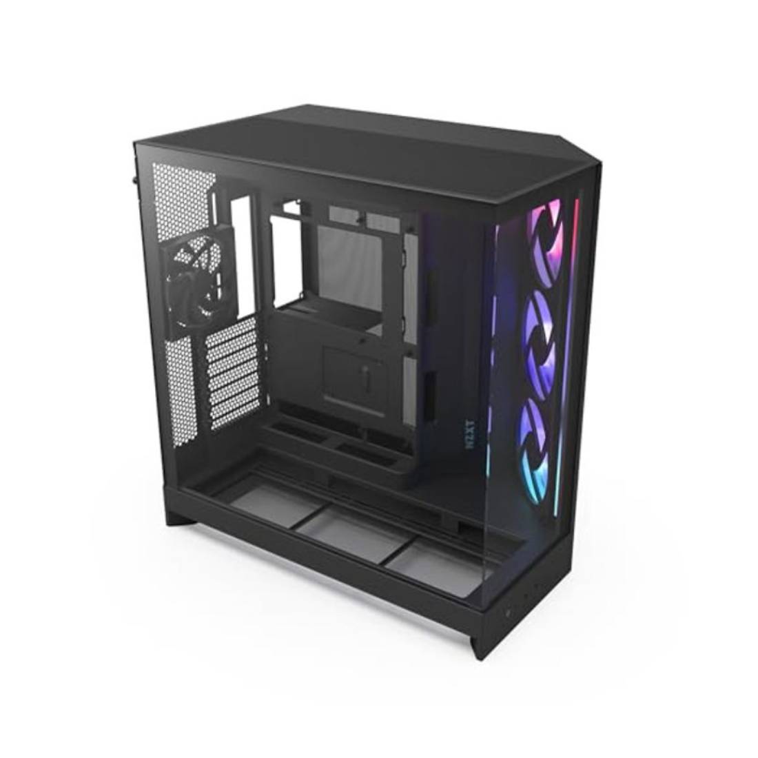 NZXT H7 Flow ATX Mid Tower Case - White - صnadoق NZXT H7 Flow ATX Mid Tower Case - White - صnadoق
