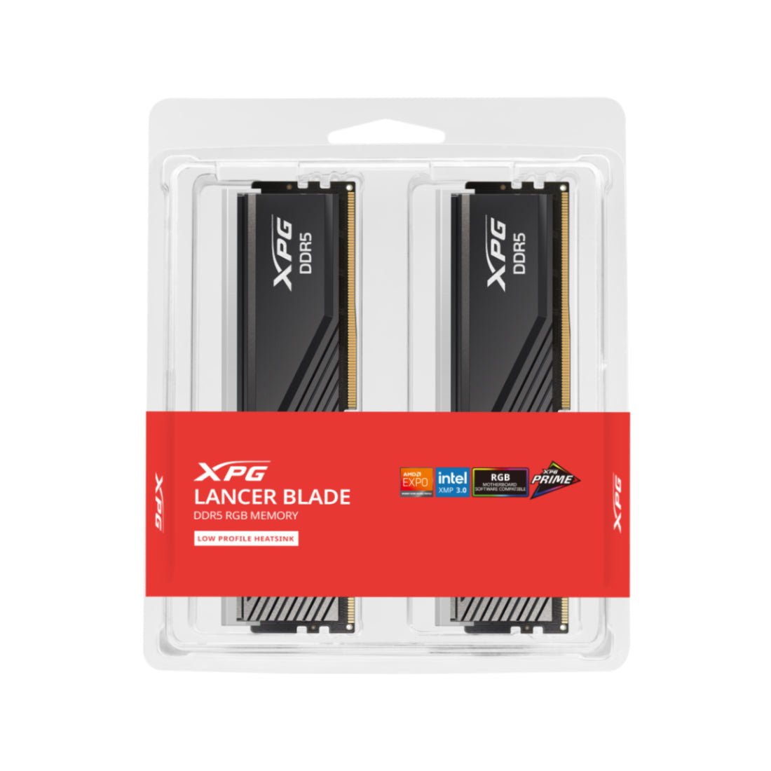 Adata XPG Lancer Blade 32GB (16GB x2) 6000Mhz DDR5 RGB RAM Kit - Black - الذاكرة العشوائية - Store974 Electronics WLL | ستور٩٧٤ للالكترونيات ذ.م.م