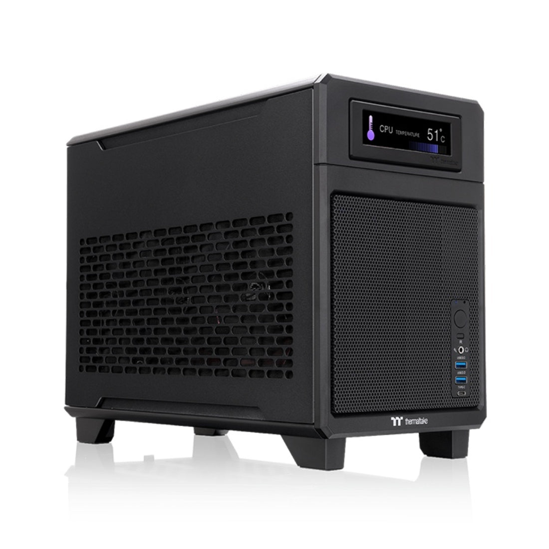 Thermaltake TR100 Mini Gaming Tower Case - Black - صnadoق Thermaltake TR100 Mini Gaming Tower Case - Black - صnadoق